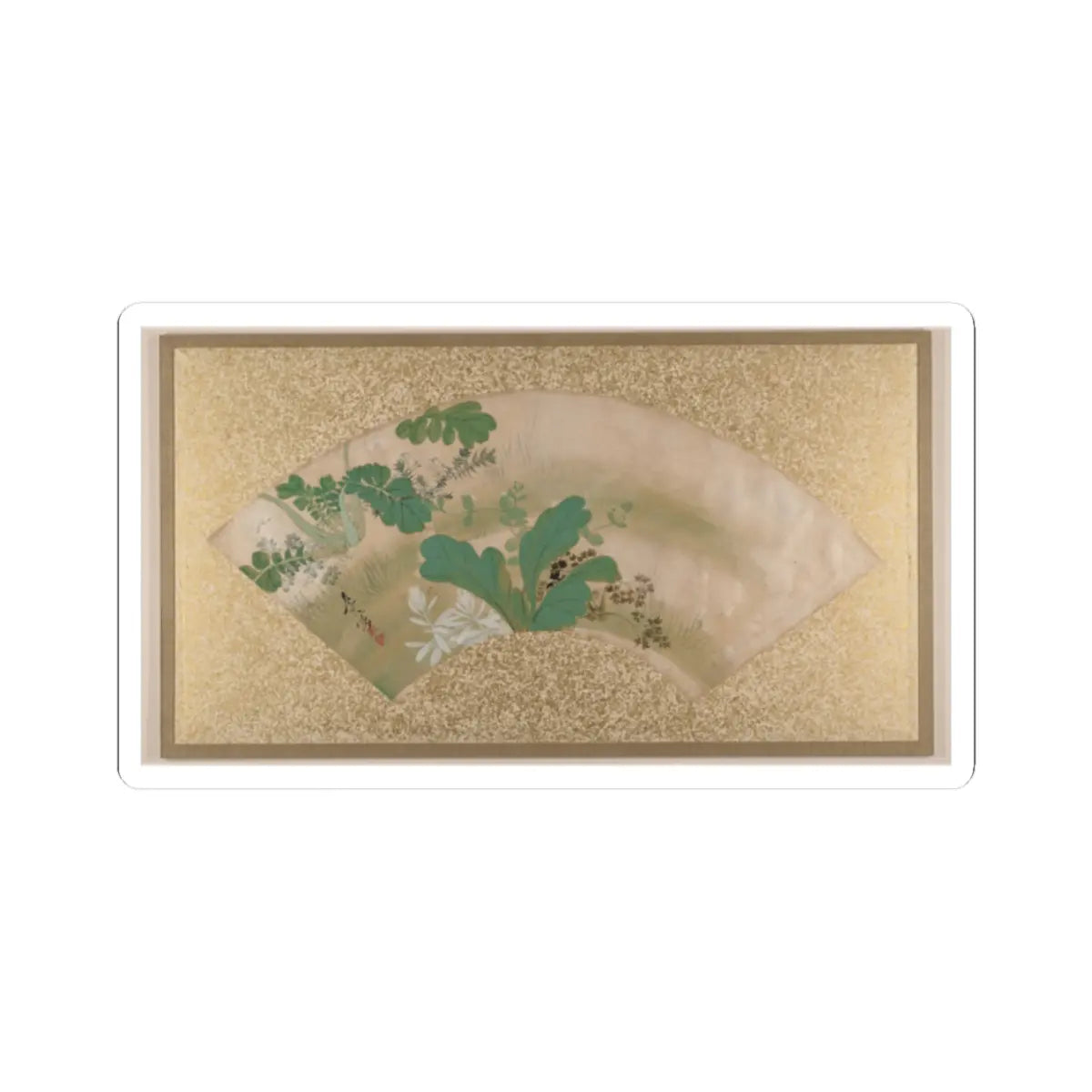 Shibata Zeshin - Various Plants and Grass - late 19th century v1 - STICKER Vinyl Kiss-Cut Decal