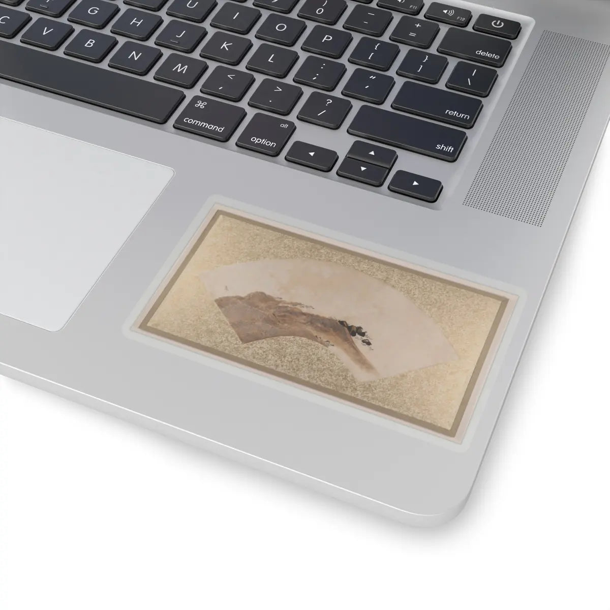 Shibata Zeshin - Waves and Rocks - 1880s v1 - STICKER Vinyl Kiss-Cut Decal