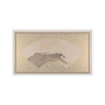Shibata Zeshin - Waves and Rocks - 1880s v1 - STICKER Vinyl Kiss-Cut Decal