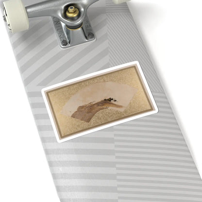 Shibata Zeshin - Waves and Rocks - 1880s v1 - STICKER Vinyl Kiss-Cut Decal
