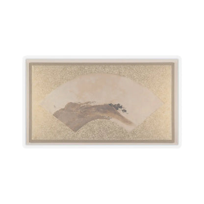 Shibata Zeshin - Waves and Rocks - 1880s v1 - STICKER Vinyl Kiss-Cut Decal