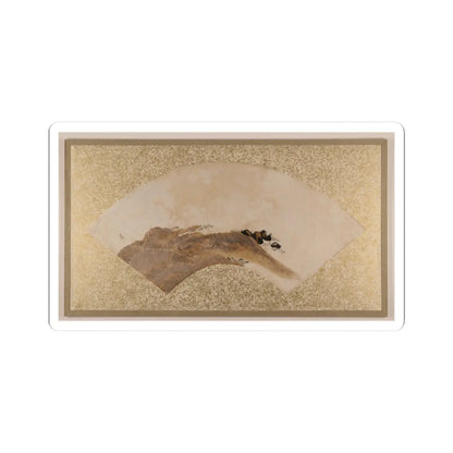 Shibata Zeshin - Waves and Rocks - 1880s v1 - STICKER Vinyl Kiss-Cut Decal