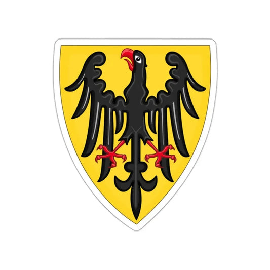 Shield and Coat of Arms of the Holy Roman Emperor (c.1200-c.1300) STICKER Vinyl Die-Cut Decal 2 Inch - The Sticker Space