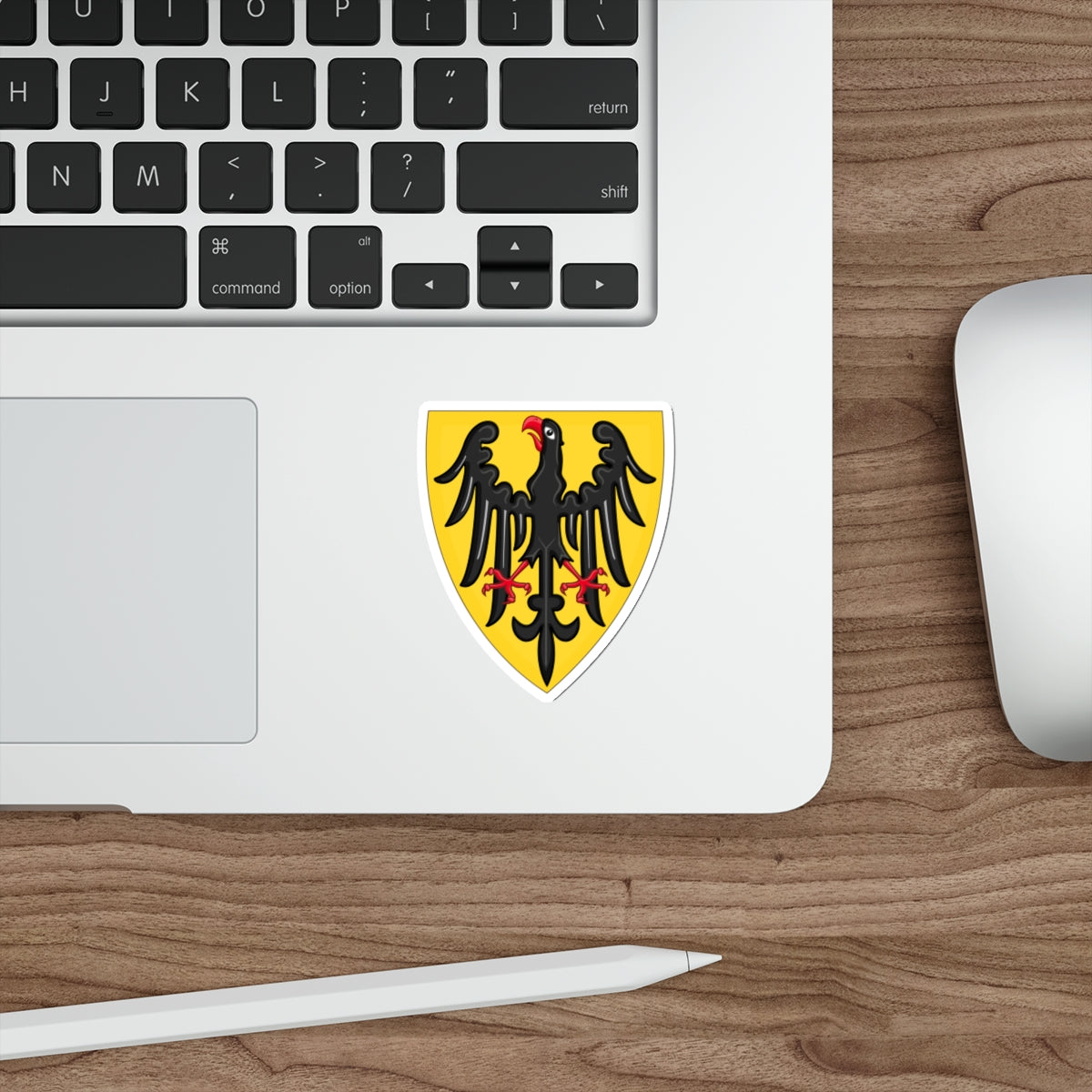 Shield and Coat of Arms of the Holy Roman Emperor (c.1200-c.1300) STICKER Vinyl Die-Cut Decal-The Sticker Space