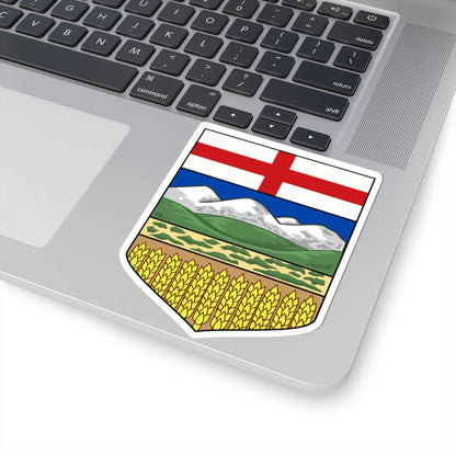 Shield of Alberta (Canada) (Coat of Arms) STICKER Vinyl Kiss-Cut Decal - The Sticker Space