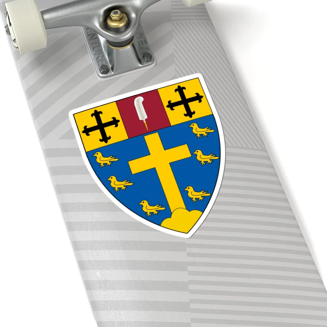 Shield of Ardingly College (England) (Coat of Arms) STICKER Vinyl Kiss-Cut Decal - The Sticker Space