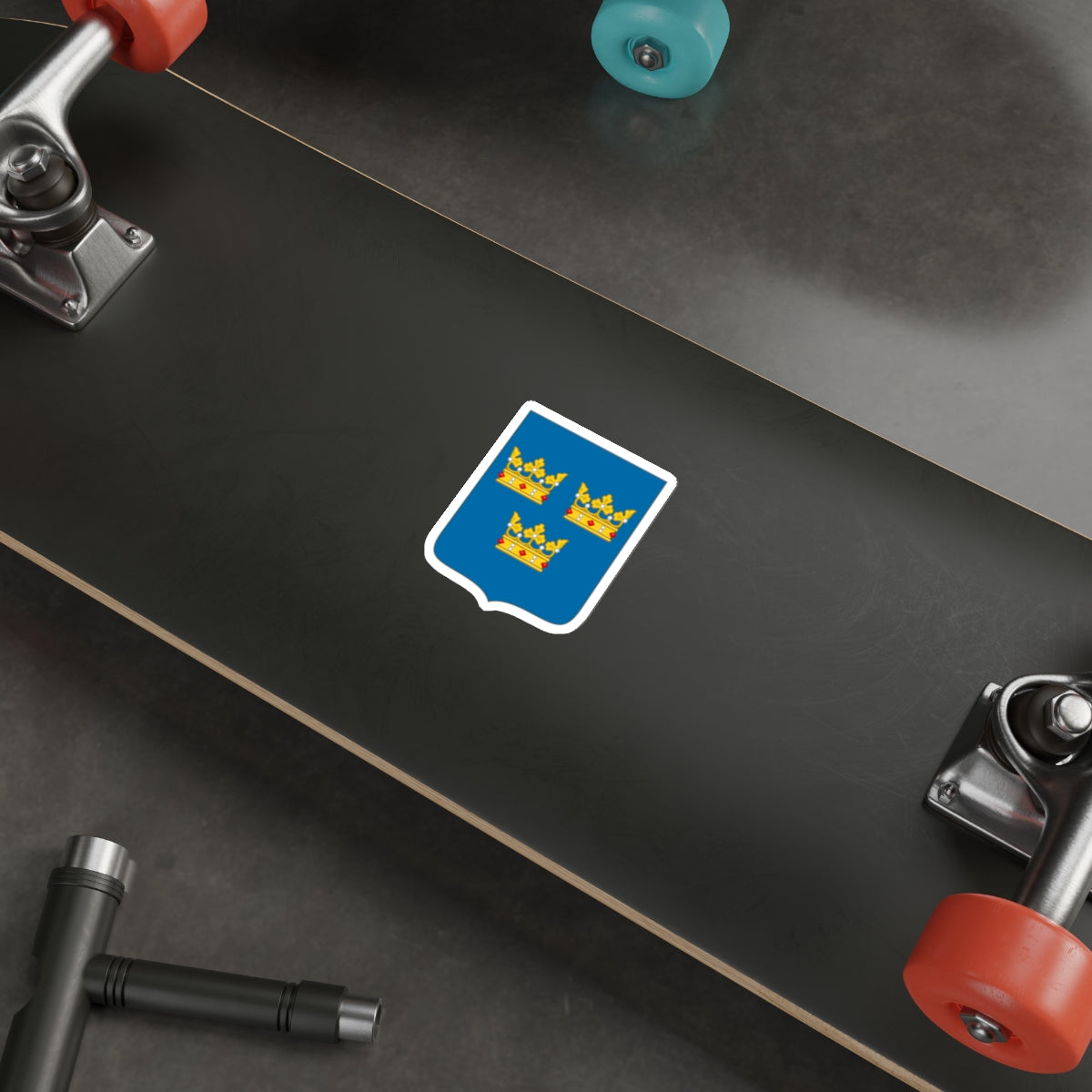 Shield of arms of Sweden STICKER Vinyl Die-Cut Decal-The Sticker Space