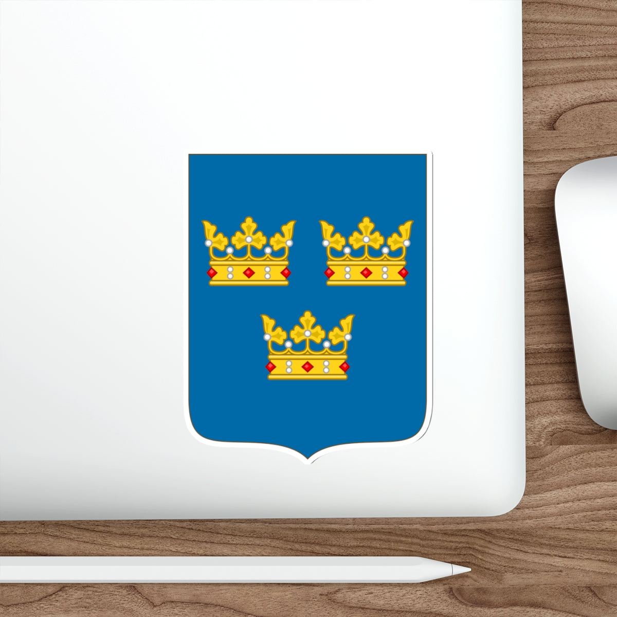 Shield of arms of Sweden STICKER Vinyl Die-Cut Decal-The Sticker Space