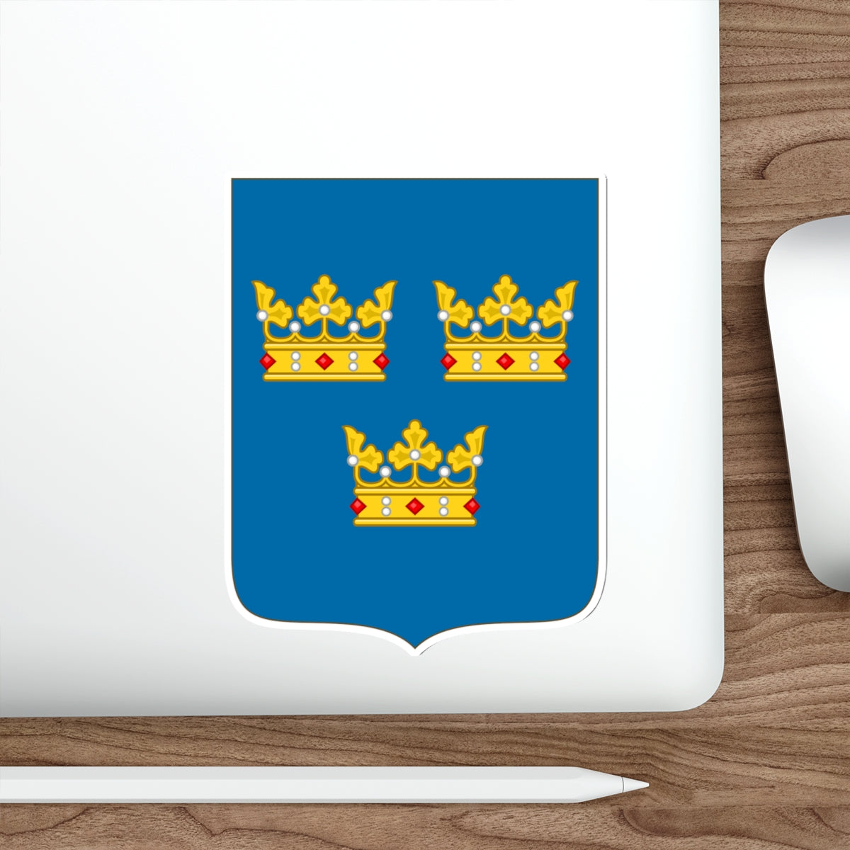 Shield of arms of Sweden STICKER Vinyl Die-Cut Decal-The Sticker Space