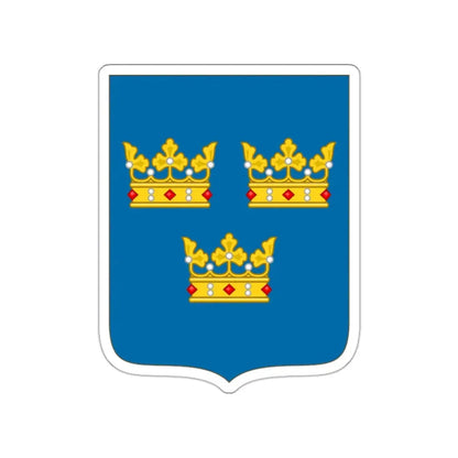 Shield of arms of Sweden STICKER Vinyl Die-Cut Decal 2 Inch - The Sticker Space