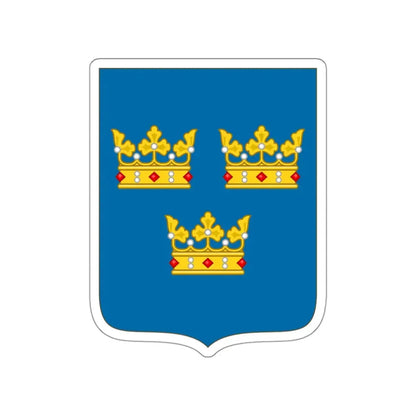 Shield of arms of Sweden STICKER Vinyl Die-Cut Decal 3 Inch - The Sticker Space