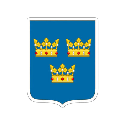 Shield of arms of Sweden STICKER Vinyl Die-Cut Decal 5 Inch - The Sticker Space