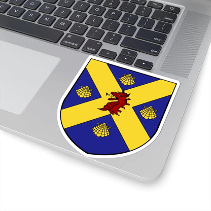 Shield of Wade Family Coat of Arms (Ireland) (Coat of Arms) STICKER Vinyl Kiss-Cut Decal - The Sticker Space