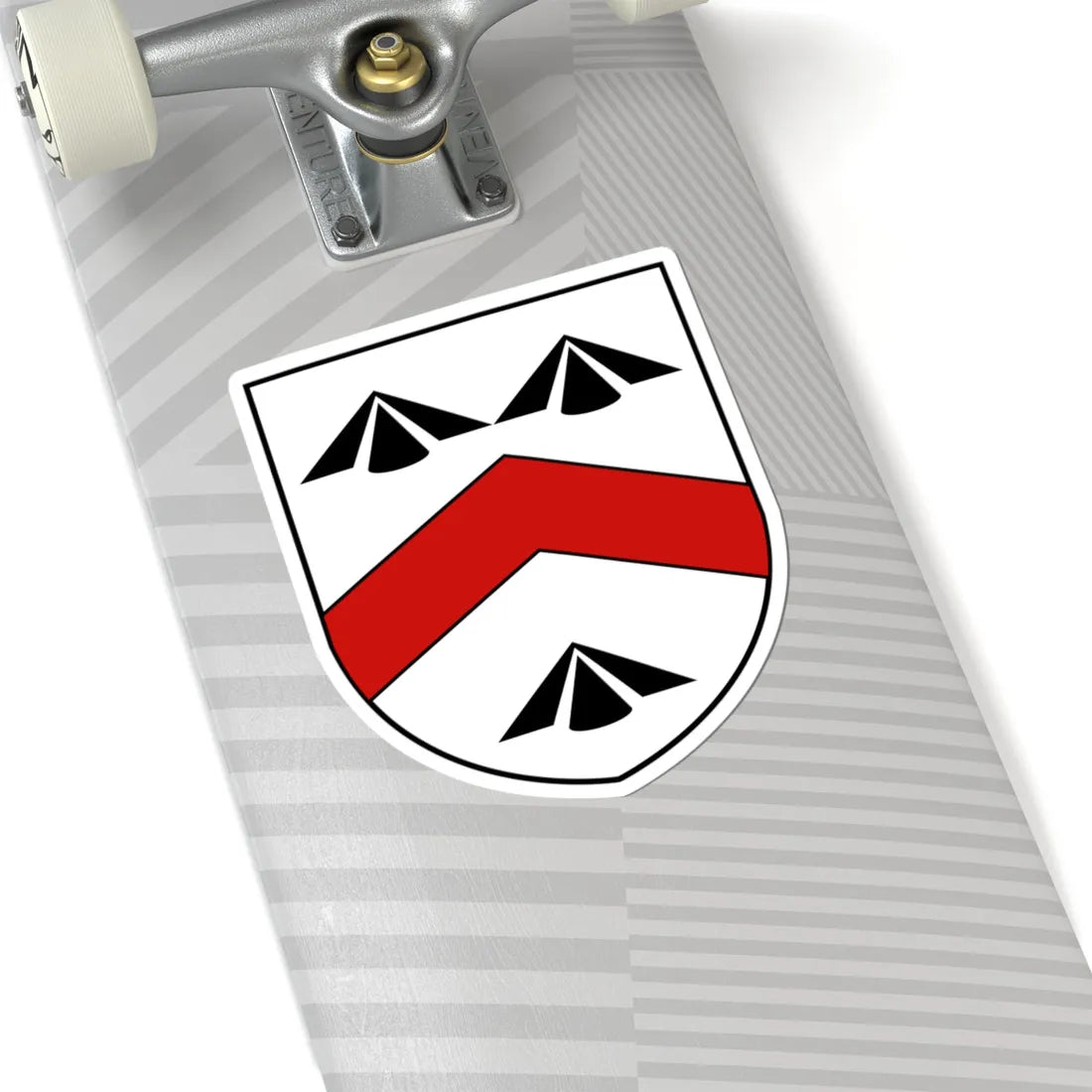 Shield of Walsh Family Coat of Arms (Ireland) (Coat of Arms) STICKER Vinyl Kiss-Cut Decal - The Sticker Space