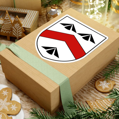 Shield of Walsh Family Coat of Arms (Ireland) (Coat of Arms) STICKER Vinyl Kiss-Cut Decal - The Sticker Space