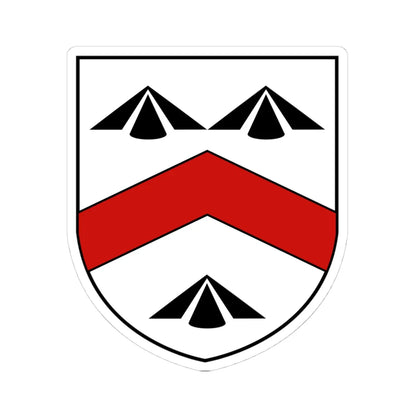 Shield of Walsh Family Coat of Arms (Ireland) (Coat of Arms) STICKER Vinyl Kiss-Cut Decal - The Sticker Space