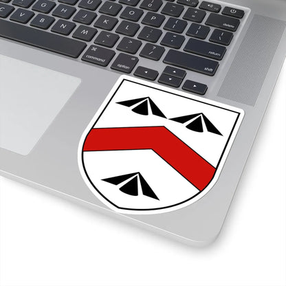 Shield of Walsh Family Coat of Arms (Ireland) (Coat of Arms) STICKER Vinyl Kiss-Cut Decal - The Sticker Space