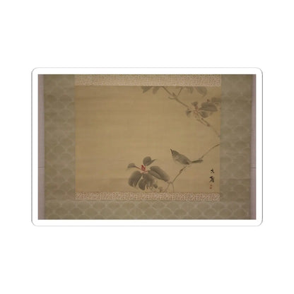 Shiokawa Bunrin - Bird on a Branch - unknown v1 - STICKER Vinyl Kiss-Cut Decal
