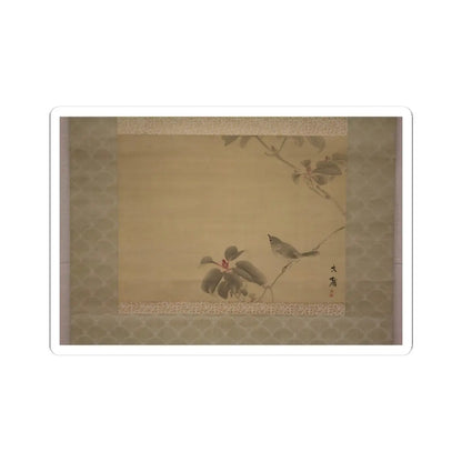 Shiokawa Bunrin - Bird on a Branch - unknown v1 - STICKER Vinyl Kiss-Cut Decal