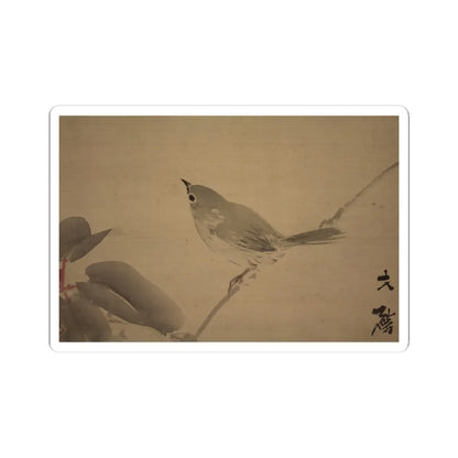 Shiokawa Bunrin - Bird on a Branch - unknown v6 - STICKER Vinyl Kiss-Cut Decal