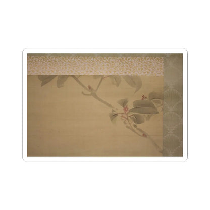 Shiokawa Bunrin - Bird on a Branch - unknown v8 - STICKER Vinyl Kiss-Cut Decal