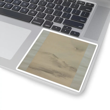 Shiokawa Bunrin - Landscape with the Moon - 19th century v3 - STICKER Vinyl Kiss-Cut Decal