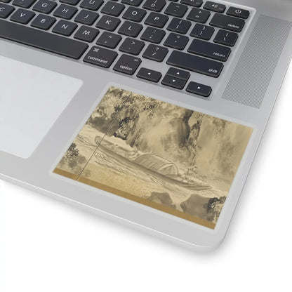 Shiokawa Bunrin - The Poet Li Bo's Visit to Mount Emei - 1875 v3 - STICKER Vinyl Kiss-Cut Decal