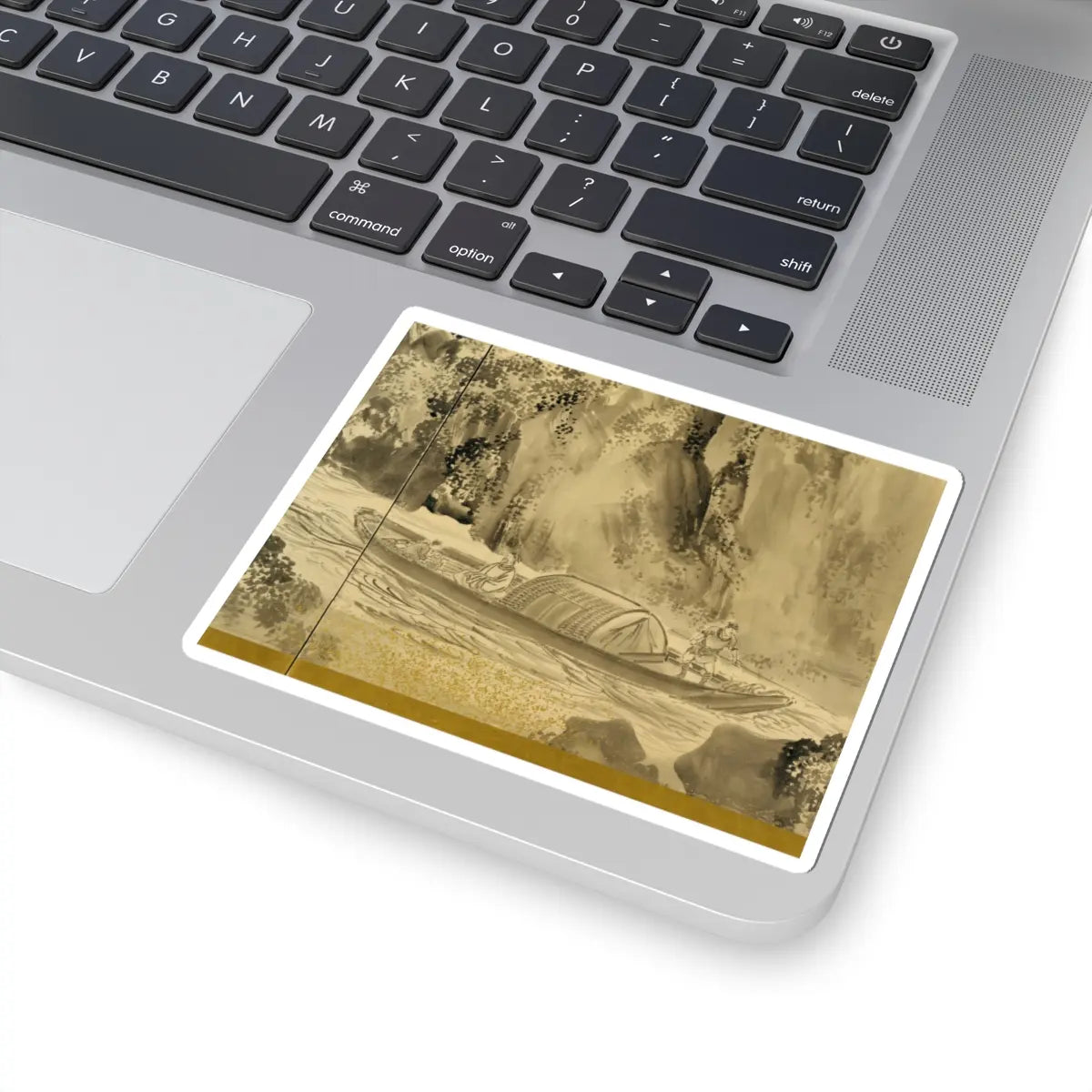 Shiokawa Bunrin - The Poet Li Bo's Visit to Mount Emei - 1875 v3 - STICKER Vinyl Kiss-Cut Decal