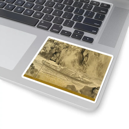 Shiokawa Bunrin - The Poet Li Bo's Visit to Mount Emei - 1875 v3 - STICKER Vinyl Kiss-Cut Decal