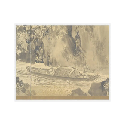 Shiokawa Bunrin - The Poet Li Bo's Visit to Mount Emei - 1875 v3 - STICKER Vinyl Kiss-Cut Decal