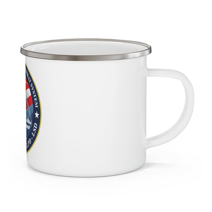 Ship Self Defense Combat System (U.S. Navy) Enamel Mug 12oz-12oz-The Sticker Space