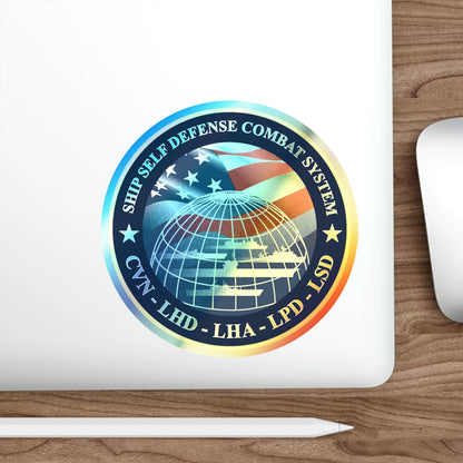 Ship Self Defense Combat System (U.S. Navy) Holographic STICKER Die-Cut Vinyl Decal-The Sticker Space