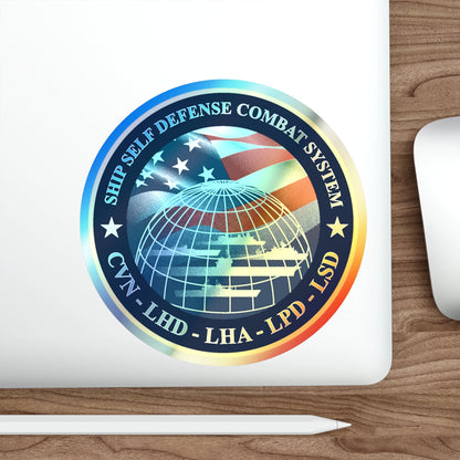 Ship Self Defense Combat System (U.S. Navy) Holographic STICKER Die-Cut Vinyl Decal-The Sticker Space