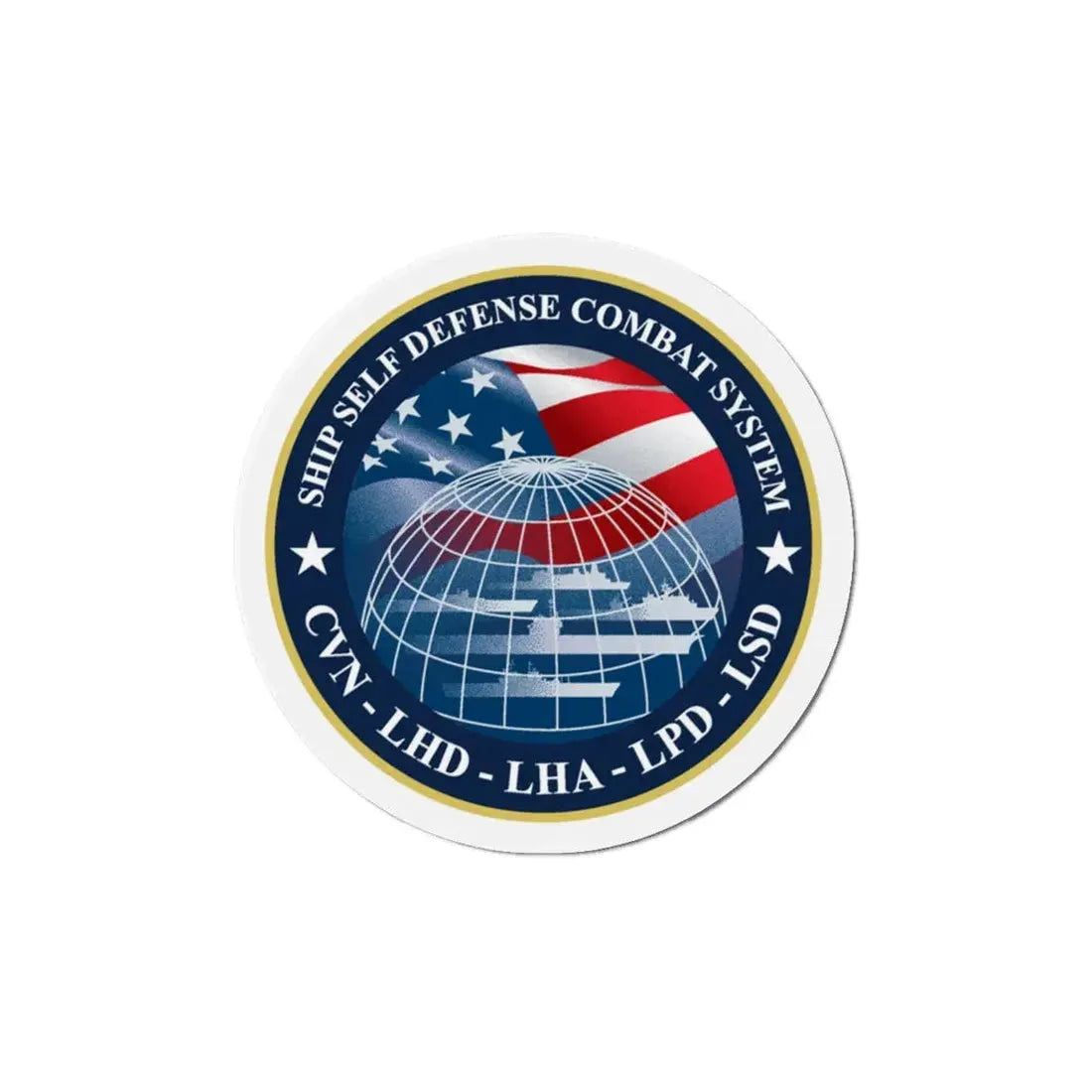 Ship Self Defense Combat System (U.S. Navy) Refrigerator Magnet 6 Inch - The Sticker Space