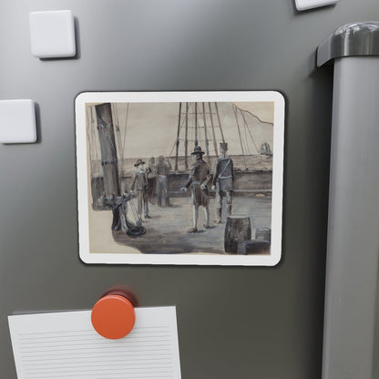 Ships Boy, probable interior illustration, 1897 (Magazine Illustration) Refrigerator Magnet-The Sticker Space