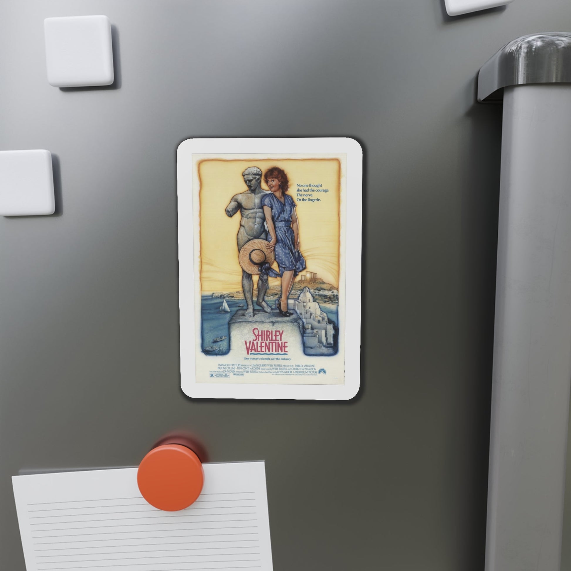 Shirley Valentine 1989 Movie Poster Die-Cut Magnet-The Sticker Space