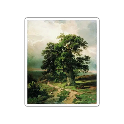 SHISKIN, Ivan Ivanovich - 1865 Oaks 41 (Artwork) STICKER Vinyl Die-Cut Decal White Die-Cut 5 Inch - The Sticker Space