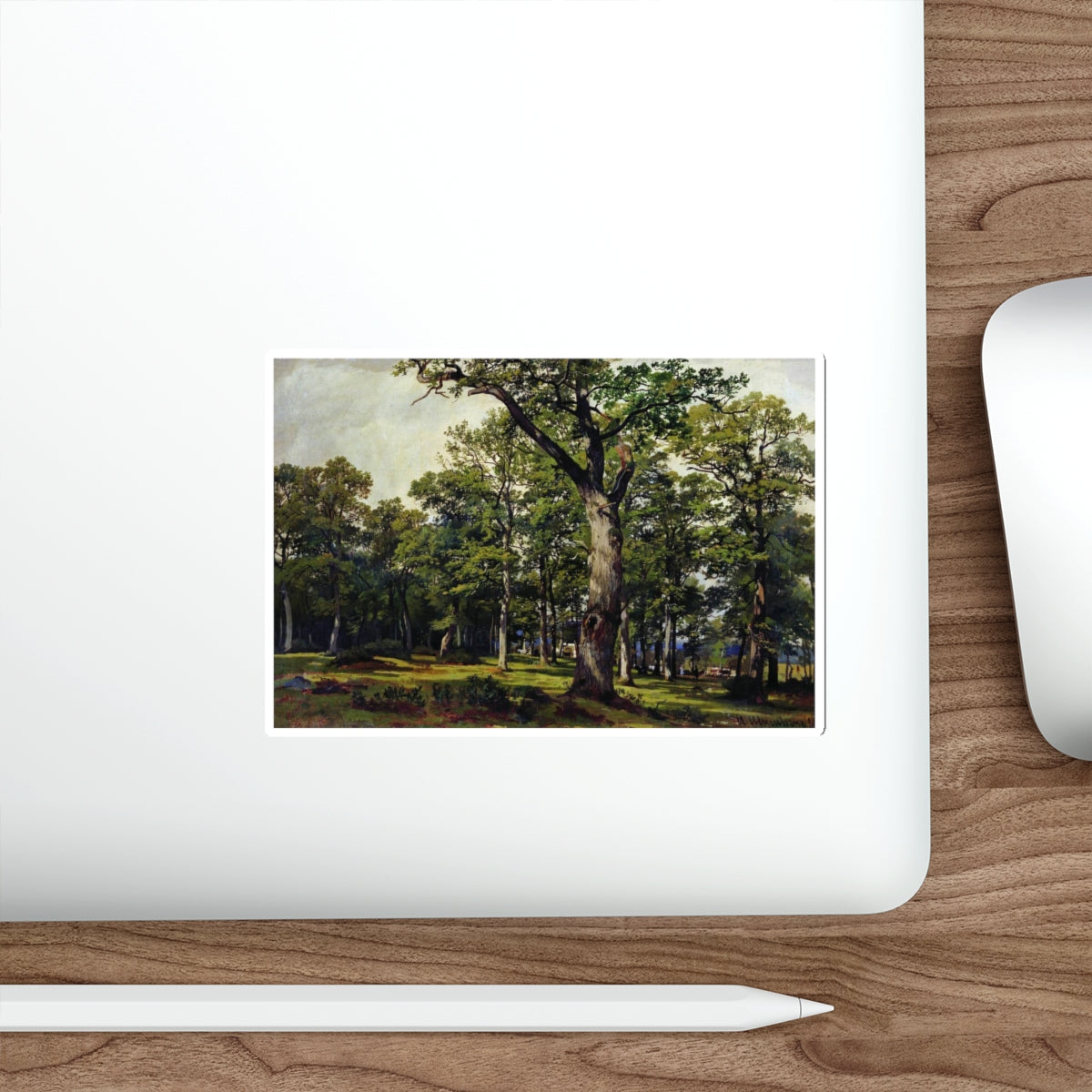 SHISKIN, Ivan Ivanovich - 1869 Oak Forest 55 (Artwork) STICKER Vinyl Die-Cut Decal-The Sticker Space