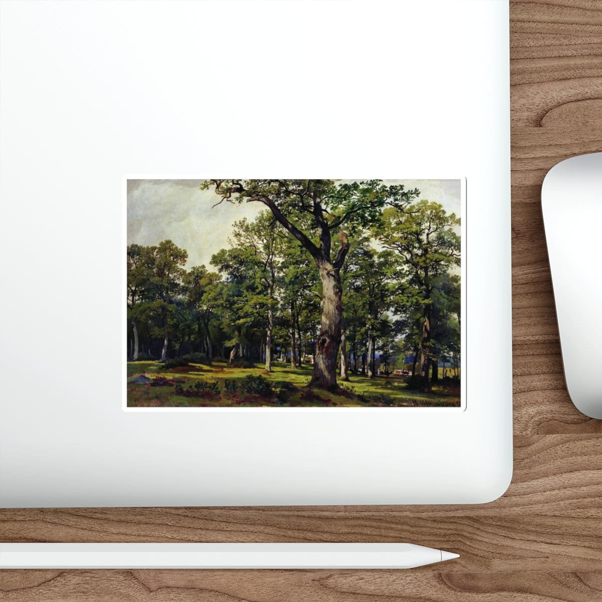 SHISKIN, Ivan Ivanovich - 1869 Oak Forest 55 (Artwork) STICKER Vinyl Die-Cut Decal-The Sticker Space