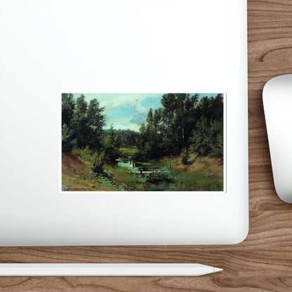 SHISKIN, Ivan Ivanovich - 1870 Forest Stream (Artwork) STICKER Vinyl Die-Cut Decal-The Sticker Space