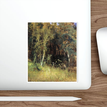 SHISKIN, Ivan Ivanovich - 1874 Forest thicket (Artwork) STICKER Vinyl Die-Cut Decal-The Sticker Space