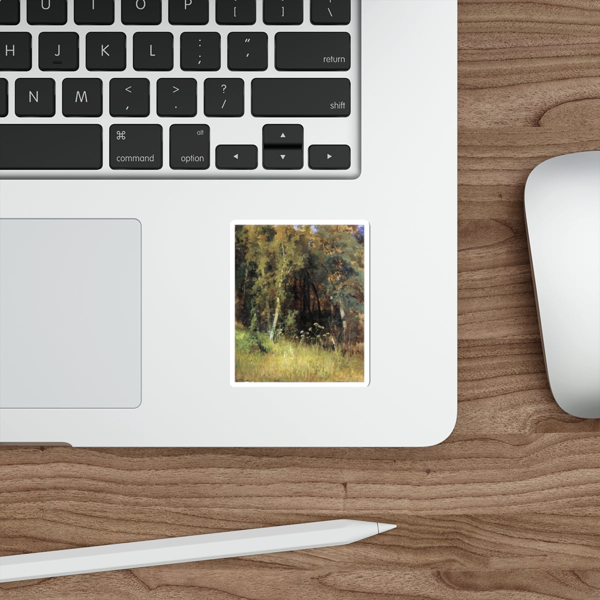 SHISKIN, Ivan Ivanovich - 1874 Forest thicket (Artwork) STICKER Vinyl Die-Cut Decal-The Sticker Space