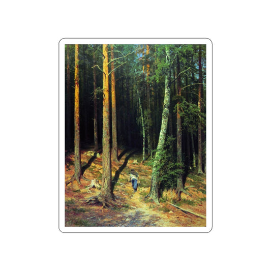 SHISKIN, Ivan Ivanovich - 1878 Pine Forest (Artwork) STICKER Vinyl Die-Cut Decal-White-The Sticker Space