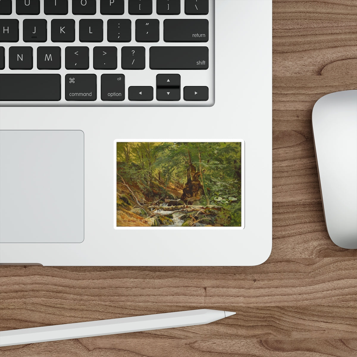 SHISKIN, Ivan Ivanovich - 1879 Forest Landscape (Artwork) STICKER Vinyl Die-Cut Decal-The Sticker Space