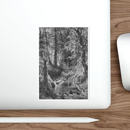 SHISKIN, Ivan Ivanovich - 1880 Forest Stream 77 (Artwork) STICKER Vinyl Die-Cut Decal-The Sticker Space