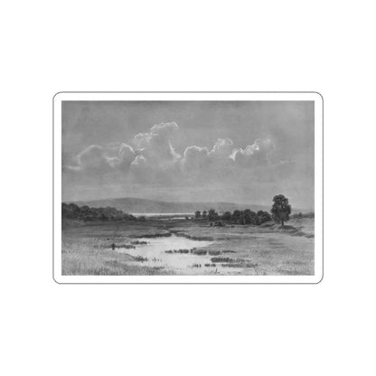 SHISKIN, Ivan Ivanovich - 1884 Bog Paper. charcoal, chalk (Artwork) STICKER Vinyl Die-Cut Decal White Die-Cut 3 Inch - The Sticker Space
