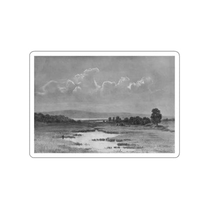 SHISKIN, Ivan Ivanovich - 1884 Bog Paper. charcoal, chalk (Artwork) STICKER Vinyl Die-Cut Decal White Die-Cut 6 Inch - The Sticker Space
