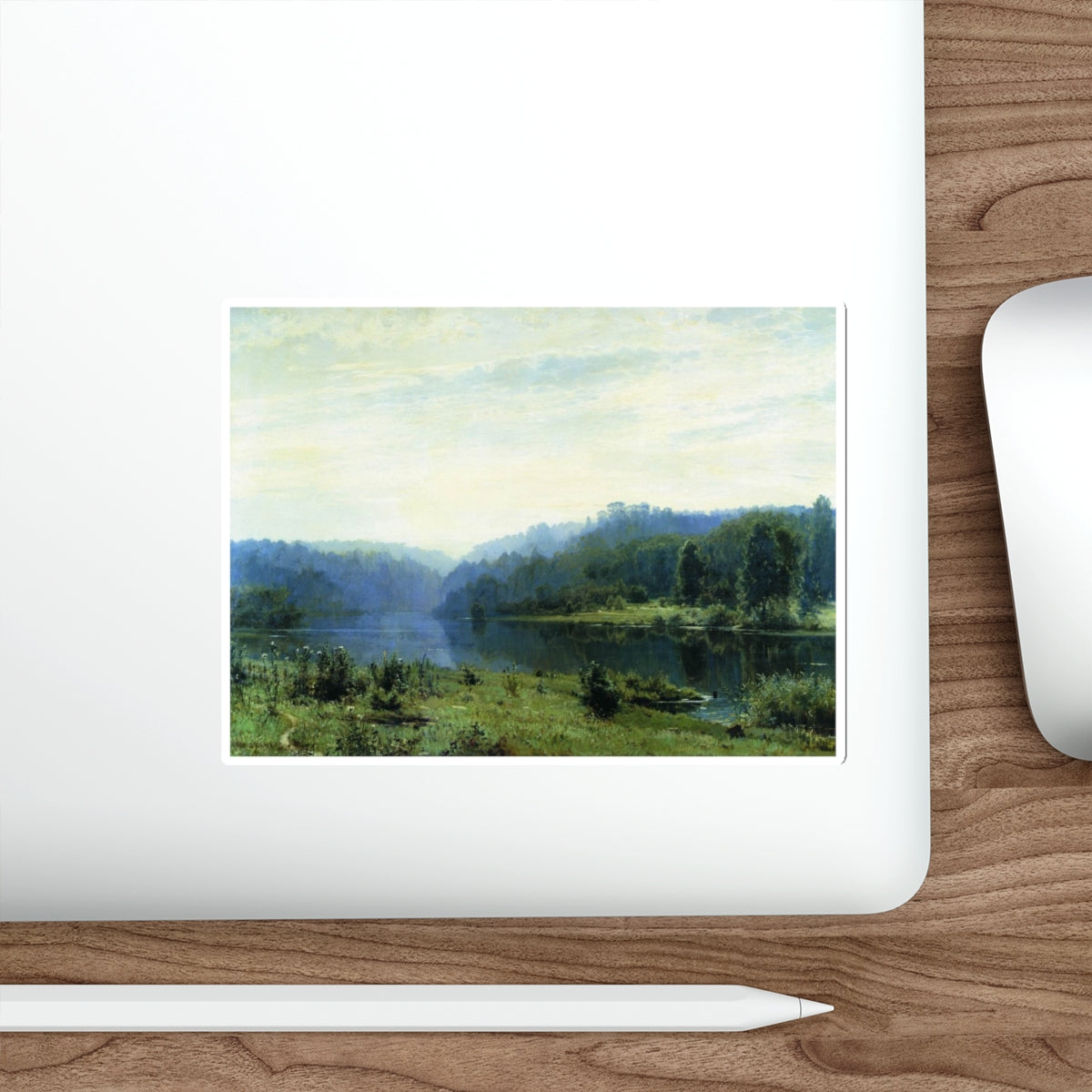 SHISKIN, Ivan Ivanovich - 1885 Misty Morning (Artwork) STICKER Vinyl Die-Cut Decal-The Sticker Space