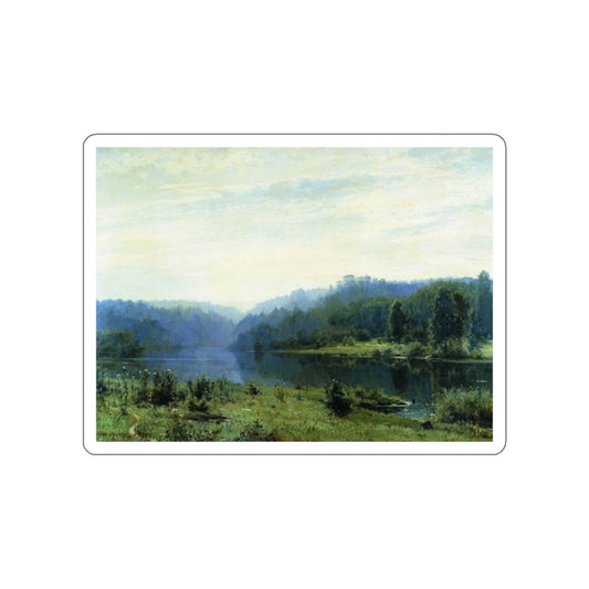 SHISKIN, Ivan Ivanovich - 1885 Misty Morning (Artwork) STICKER Vinyl Die-Cut Decal-White-The Sticker Space