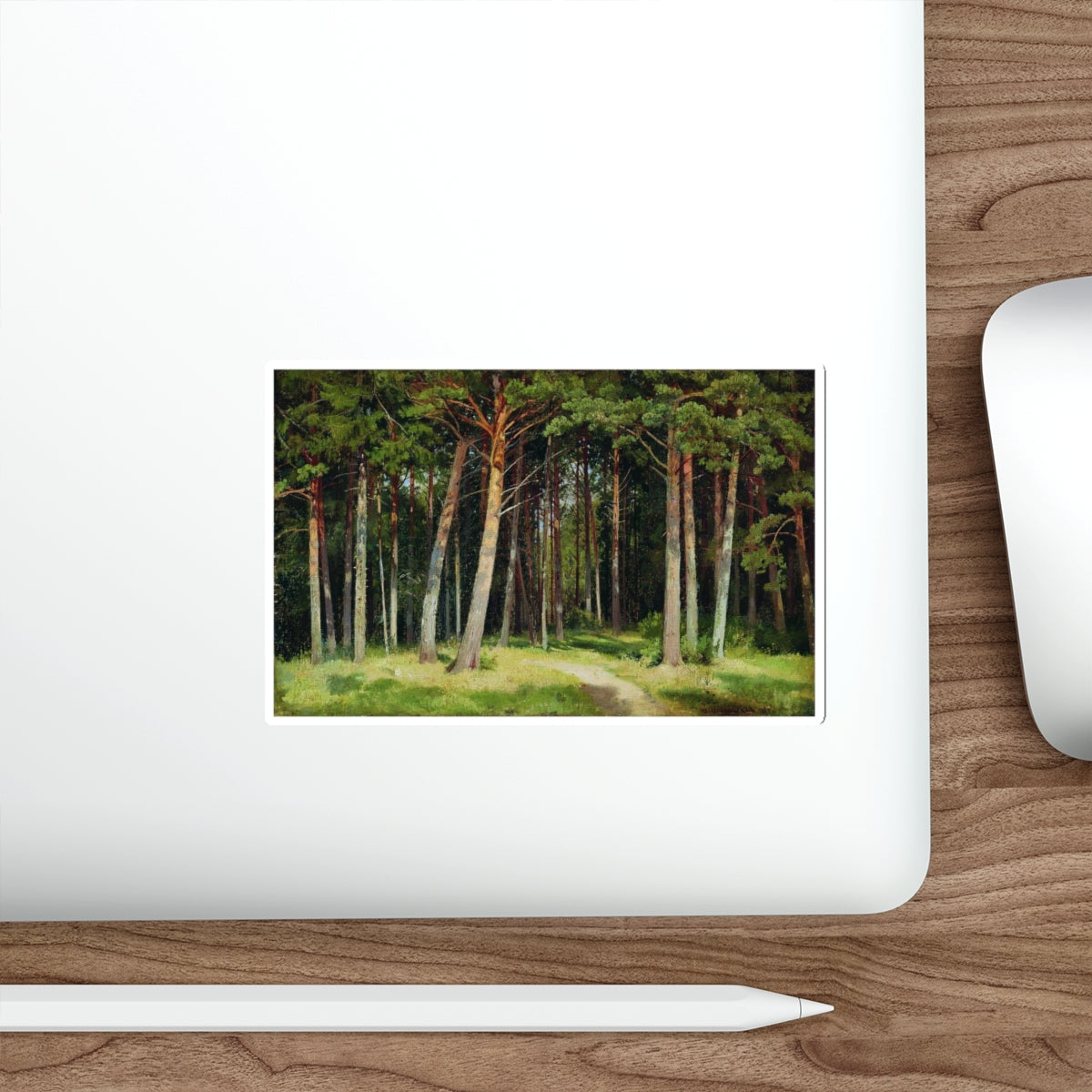 SHISKIN, Ivan Ivanovich - 1885 Pine Forest (Artwork) STICKER Vinyl Die-Cut Decal-The Sticker Space